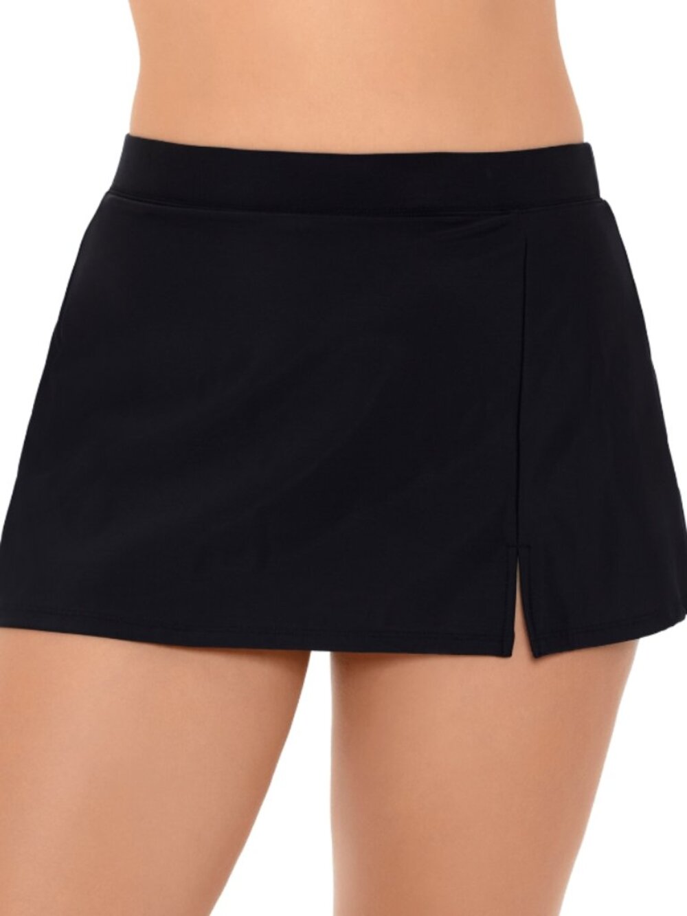 Swim Solutions Women's Size 10 Black Swim Skirt / Skort NWT